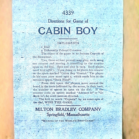 Professionally Framed Cabin Boy Board Game Circa 1901 - Picture 8 of 11